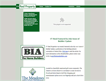 Tablet Screenshot of cvrealproperty.com